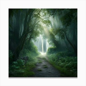 Path In The Forest 7 Canvas Print