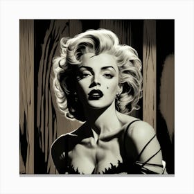 Chiaroscuro Mystique A Pop Art Tribute (1) Canvas Print