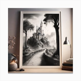 Disney Castle Canvas Print
