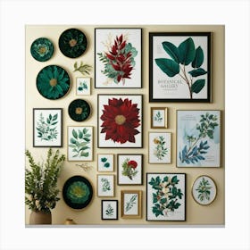 Botanical Wall Art Canvas Print