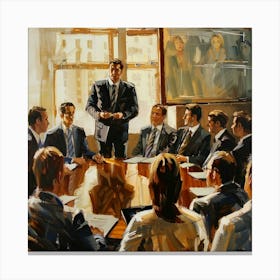 Business Meeting 1 Canvas Print