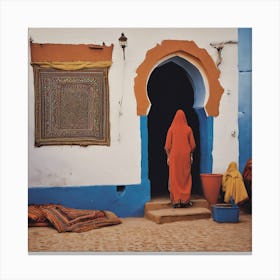 Doorway To Morocco Canvas Print