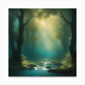 Mystical Forest Retreat 15 Canvas Print