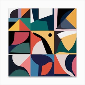 Geometric Abstract (3) Canvas Print