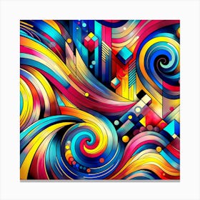 kinetic colour Canvas Print