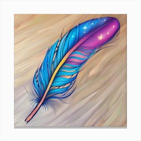 Feather Painting, Feather Art, Feather Painting, Feather Art, Feather Art, Feather Art, Feather Canvas Print