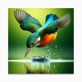 Kingfisher 5 Canvas Print