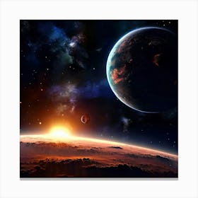 Space Wallpapers 1 Canvas Print