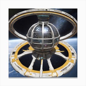 Space Station 16 Canvas Print