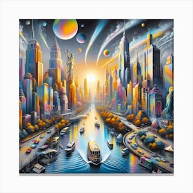 Cityscape 36 Canvas Print