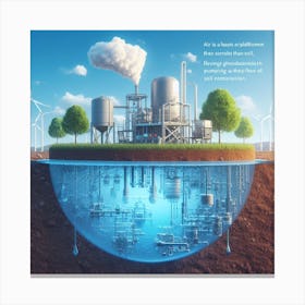 Industrial Landscape Canvas Print