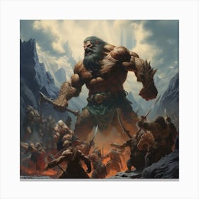 King Of The Gods 1 Canvas Print