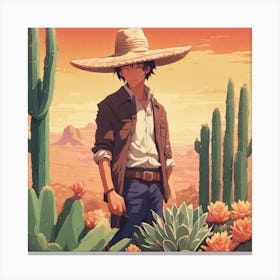 Cactus 80 Canvas Print