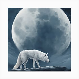 White Wolf 1 Canvas Print