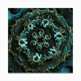 Fractal Mandala Canvas Print