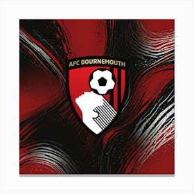 A.F.C. Bournemouth Logo Wall Arts 18 Canvas Print