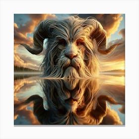 Ram'S Head Canvas Print