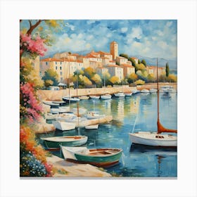 Antibes In The Spring3 Canvas Print