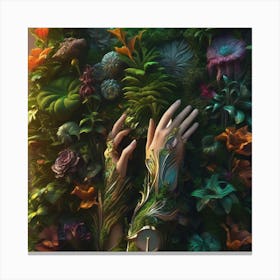 Garden Of Hands Canvas Print