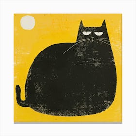 Black Cat 56 Canvas Print