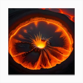 Lava - Lava Stock Videos & Royalty-Free Footage Canvas Print