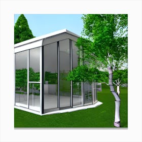 Glass House Canvas Print