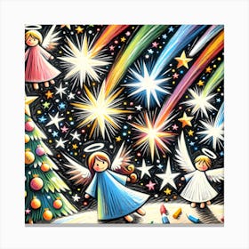 Super Kids Creativity:Christmas Angels Canvas Print