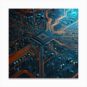 Circuit Board 38 Canvas Print