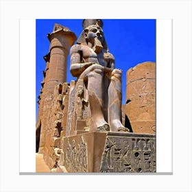 Egyptian Pharaoh 25 Canvas Print