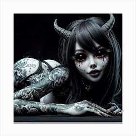 Devil Girl Canvas Print