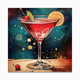 Cocktail Martini Canvas Print