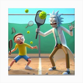 Rick And Morty 3 Canvas Print