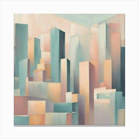 Abstract Cityscape 45 Canvas Print