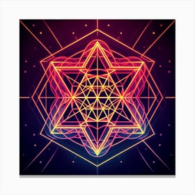 Star Of David Canvas Print