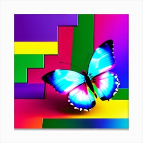 Abstract Butterfly Canvas Print