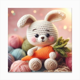 Amigurumi, Rabbit 3 Canvas Print