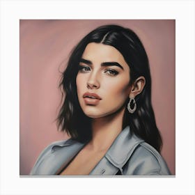 Bad effort at Dua Lipa Canvas Print