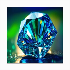 Blue Diamond 1 Canvas Print