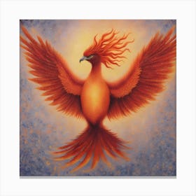 Fiery Phoenix 13 Canvas Print