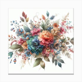 Floral Bouquet Canvas Print