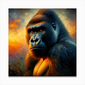 Wild Animal Illustration 301 Canvas Print