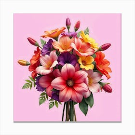 Bouquet Of Flowers Canvas Print