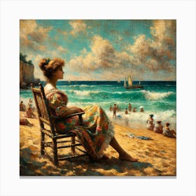 Day At The Beach Canvas Print