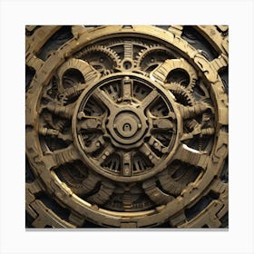 Clockwork Gears 6 Canvas Print