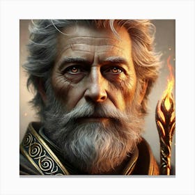 Ronan Mentor Closeup Portrait Canvas Print