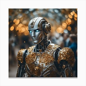 Robot, Robots, Robots Canvas Print