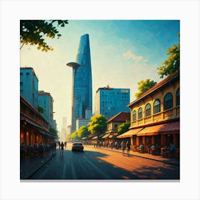 Ho Chi Minh City Canvas Print