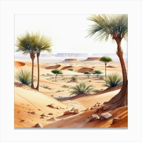 Desert Landscape 127 Canvas Print