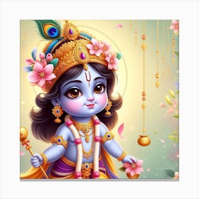 Krishna 1 Canvas Print