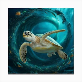 Sea Turtle 1 Canvas Print